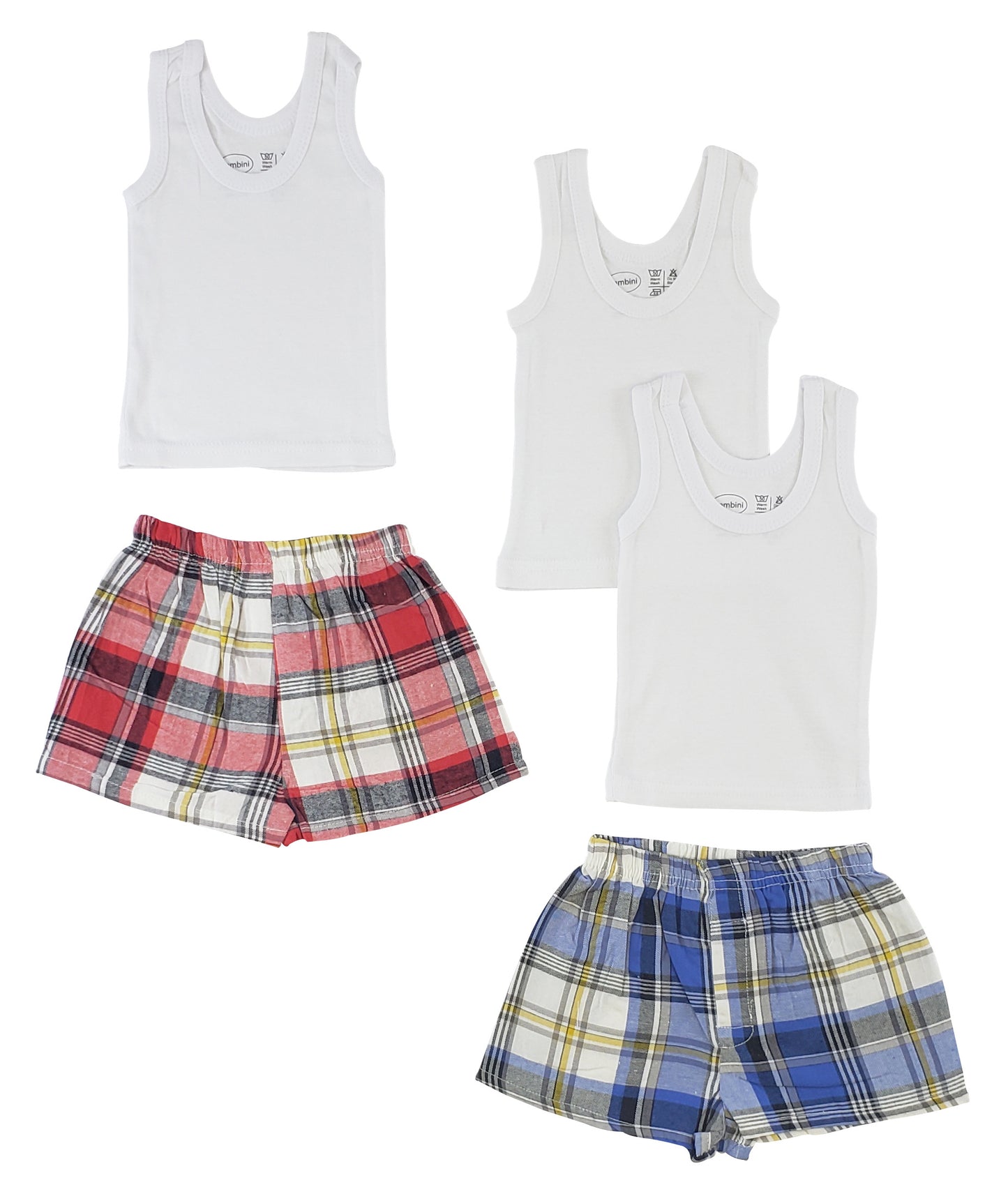 Infant Tank Tops And Boxer Shorts