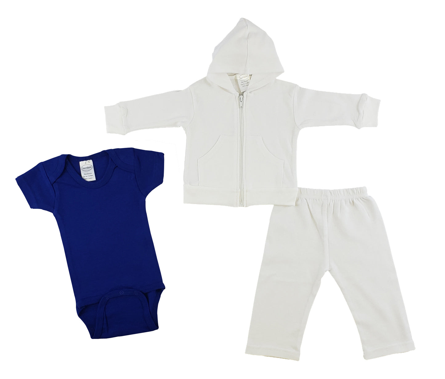 Infant Sweatshirt, Onezie And Pants - 3 Pc Set