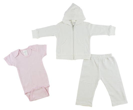 Infant Sweatshirt, Onezie And Pants - 3 Pc Set