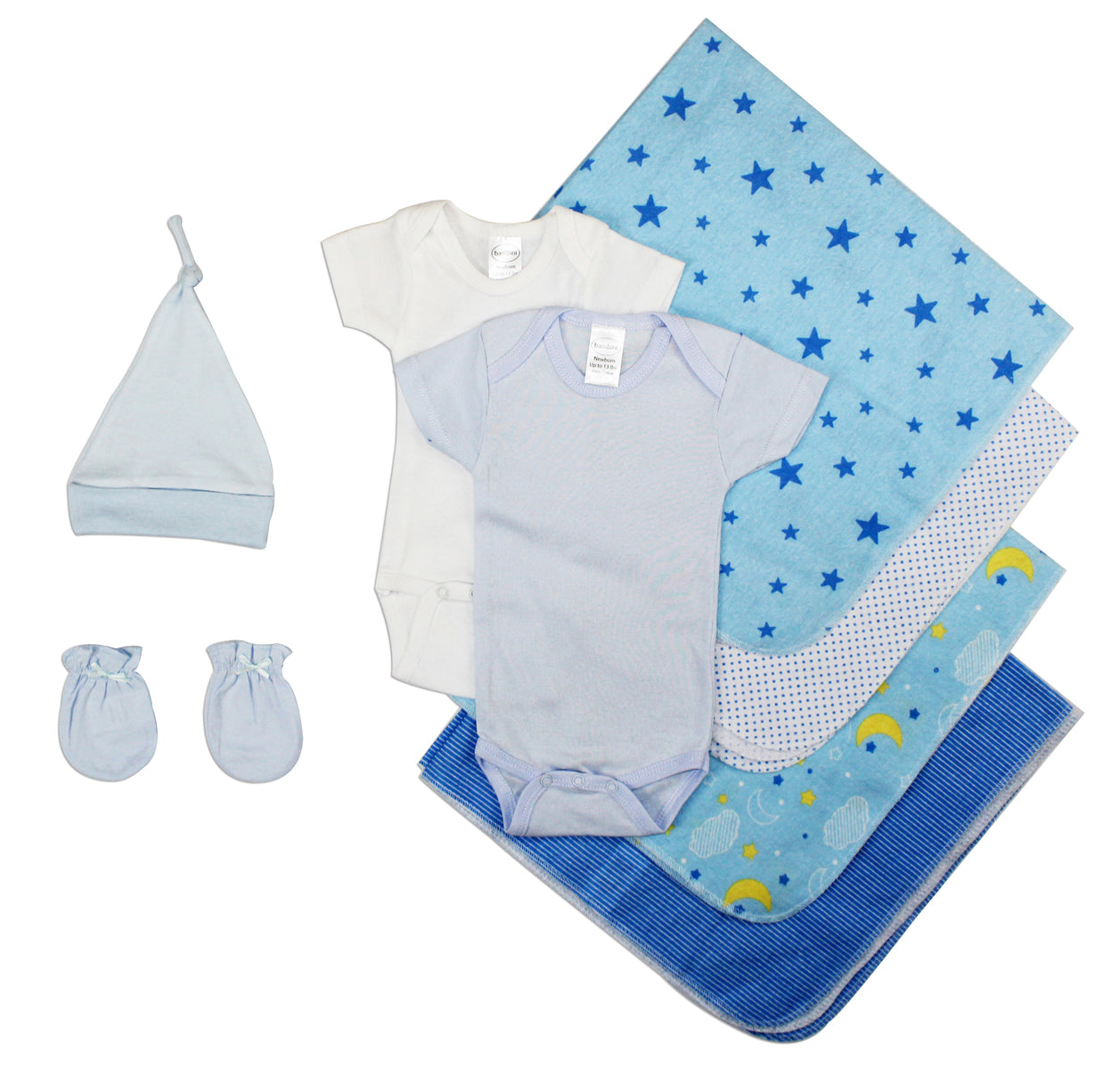 Essential Newborn Baby Boy 8 Piece  Set