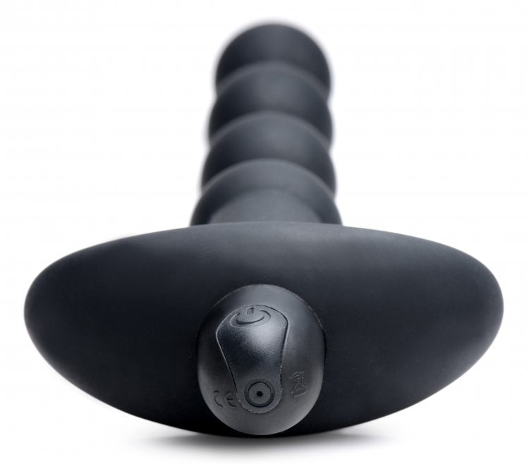 Bang - Vibrating Silicone Anal Beads and Remote Control