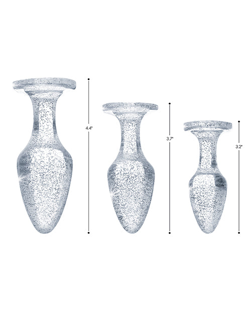 Glitter Gem Anal Plug Set