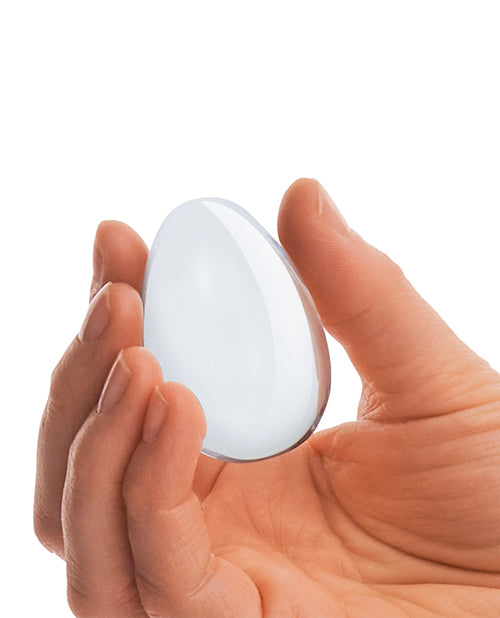 Glas 2 Pc Glass Yoni Eggs Set - Clear