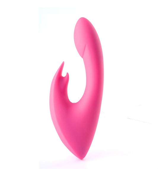 Leah Rechargeable Silicone Rabbit Massager Neon Pink (out Mid March)
