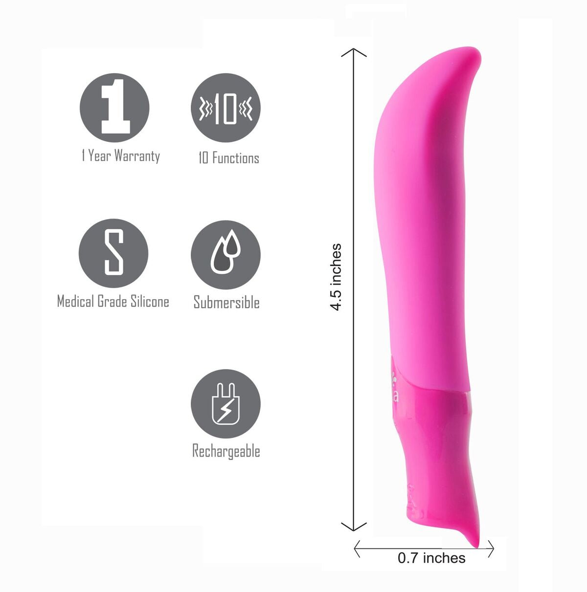 Maddie Rechargeable Silicone Bulllet