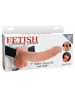 Fetish Fantasy 9 Hollow Strap On W/balls