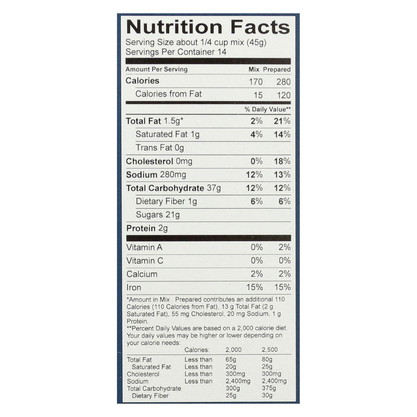 King Arthur Chocolate Cake - Case Of 6 - 22 Oz.