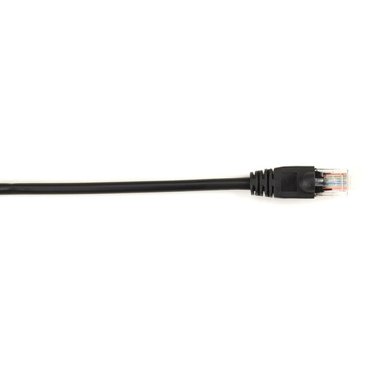 Black Box CAT6 Value Line Patch Cable, Stranded, Black, 7-ft. (2.1-m)