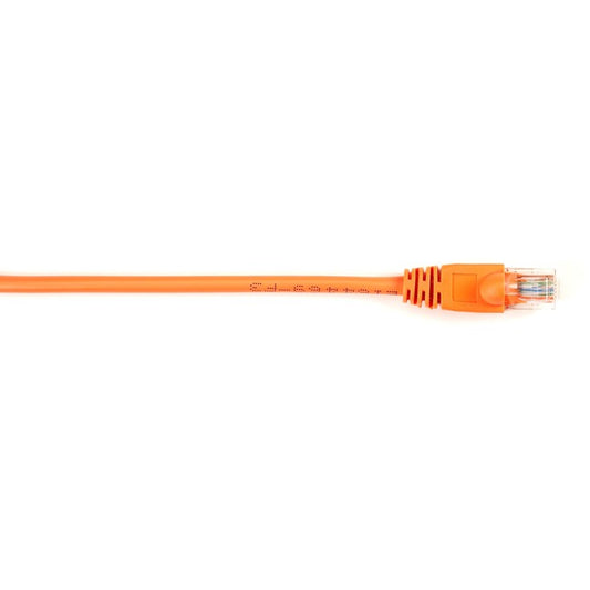 Black Box CAT6 Value Line Patch Cable, Stranded, Orange, 7-ft. (2.1-m)