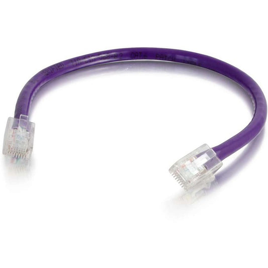 C2G-14ft Cat6 Non-Booted Unshielded (UTP) Network Patch Cable - Purple
