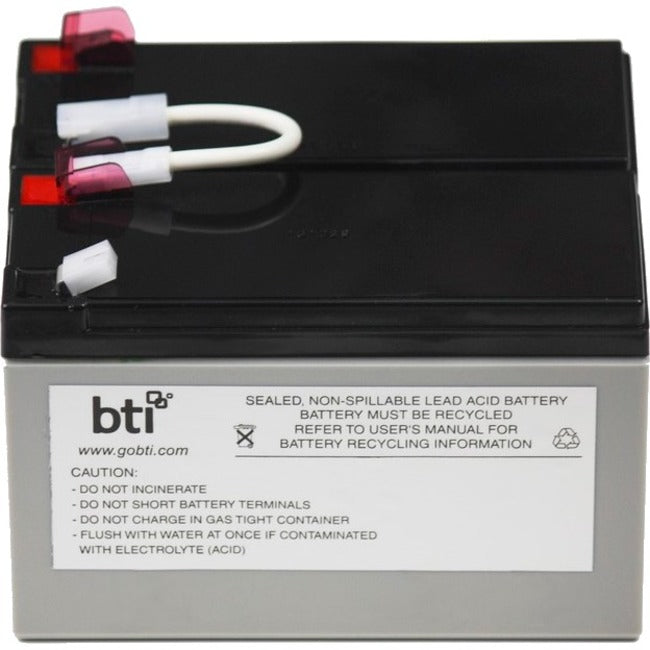 BTI Replacement Battery RBC109 for APC - UPS Battery - Lead Acid