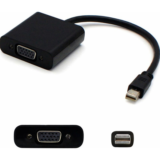 AddOn 8in Mini-DisplayPort Male to VGA Female Black Adapter Cable with Support for Intel Thunderbolt?