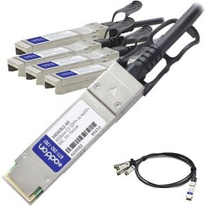 AddOn Intel X4DACBL3 Compatible TAA Compliant 40GBase-CU QSFP+ to 4xSFP+ Direct Attach Cable (Passive Twinax, 3m)