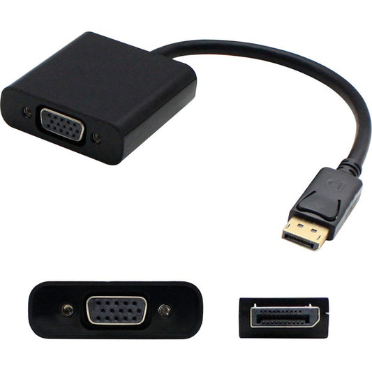 AddOn 5-Pack of 8in Lenovo 57Y4393 Compatible DisplayPort Male to VGA Female Black Adapters