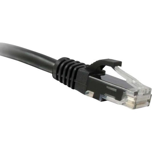 ENET Cat6 Black 30 Foot Patch Cable with Snagless Molded Boot (UTP) High-Quality Network Patch Cable RJ45 to RJ45 - 30Ft