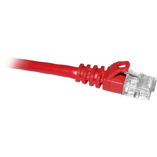 ENET Cat6 Red 8 Foot Patch Cable with Snagless Molded Boot (UTP) High-Quality Network Patch Cable RJ45 to RJ45 - 8Ft
