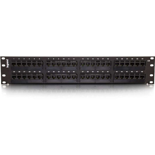 C2G 48-Port Cat6 110-Type Patch Panel