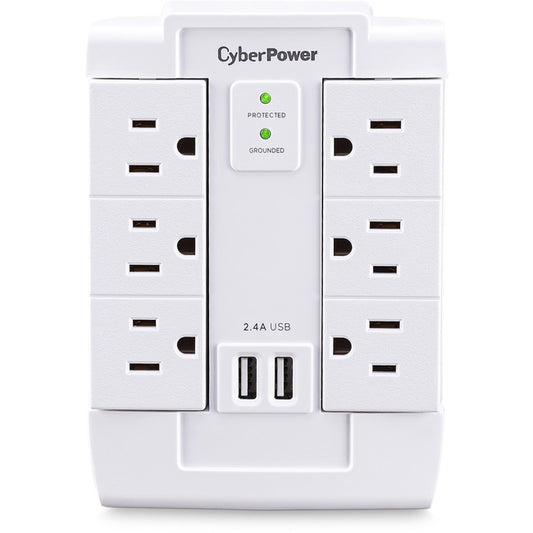 CyberPower Professional CSP600WSURC2 6 Outlets Surge Suppressor/Protector